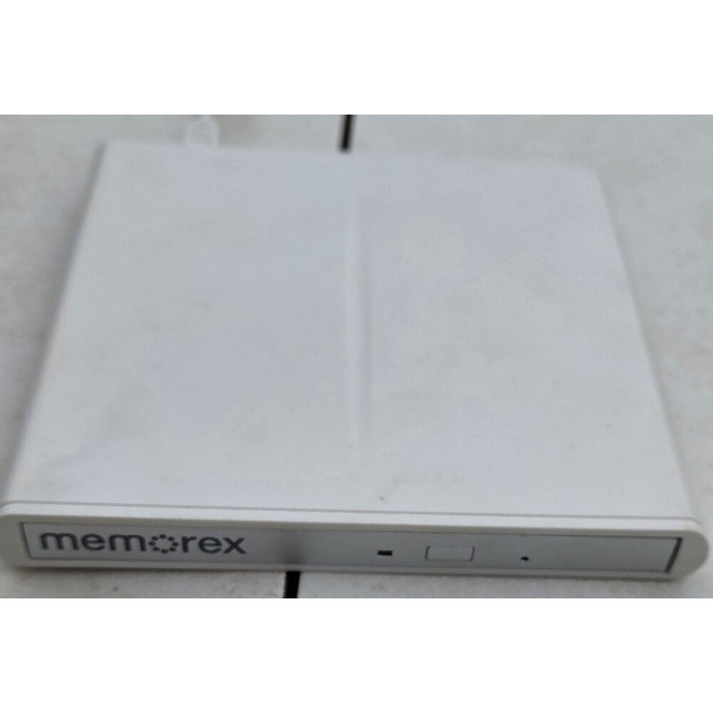 Memorex 8X Slim DVD Multi-Format External Recorder Writer MRX-650LE v7 White